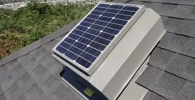 attic fan installation services with energy-efficient roof-mounted ventilation system in San Jose, CA