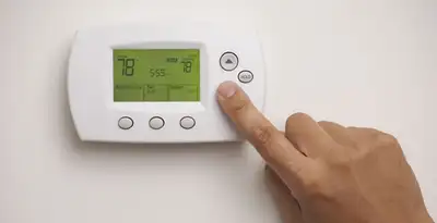 Digital thermostat installation with precise temperature programming in San Jose, CA