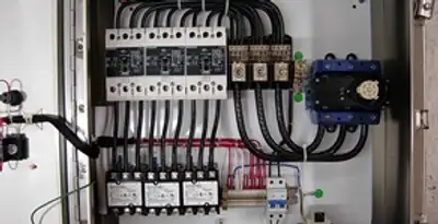 Electrical panel installation with organized circuit breakers and wiring in San Jose, CA
