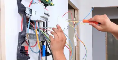 electrician services performing residential electrical panel wiring in San Jose, CA