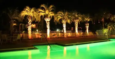 landscape lighting installation services illuminating outdoor recreational areas in San Jose, CA