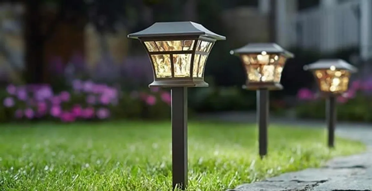 landscape lighting installation services with professionally installed pathway lights in San Jose, CA