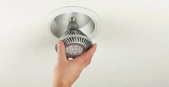 lighting installation service featuring recessed ceiling light installed by licensed professionals in San Jose, CA