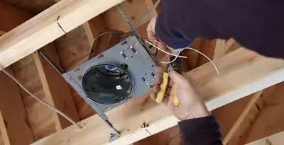 Professional recessed lighting installation with electrical wiring by licensed electricians in San Jose, CA
