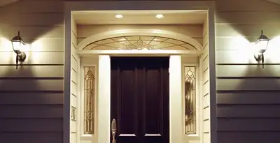 security light installation services with professionally installed entryway lighting in San Jose, CA
