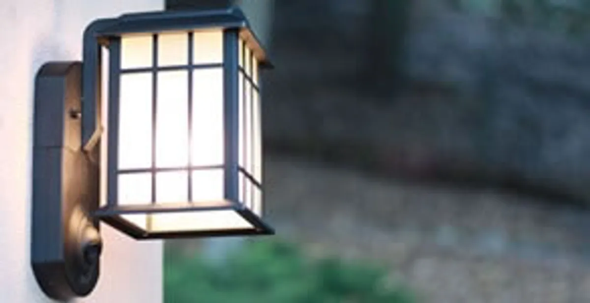 security light installation services with professionally mounted exterior wall light in San Jose, CA