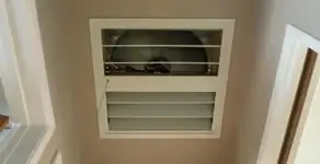 whole house fan installation services with ceiling-mounted ventilation system in San Jose, CA